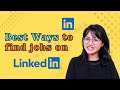 Best ways to find jobs on LinkedIn | Top 4 ways to find jobs on LinkedIn in Hindi #linkedin #jobs 
