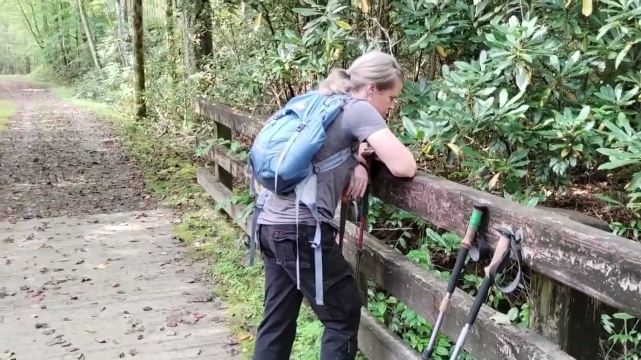 Hiking the 3 Waterfalls Trail in the Great Smoky Mountains National Park with Mrs. Data