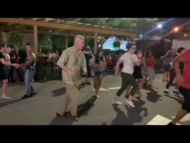 We love Cha Cha footwork! This was at one of our events held at Catawba Brewing Co in Wilmington, NC.

www.wilmingtonlat