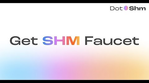 How to claim SHM using DotShm