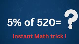 5% of 520 (Five percent of 520)