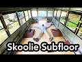 Installing the SKOOLIE SUBFLOOR in my Short Bus Conversion