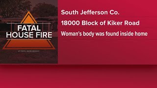 Woman found dead in Jefferson County house fire; investigation underway