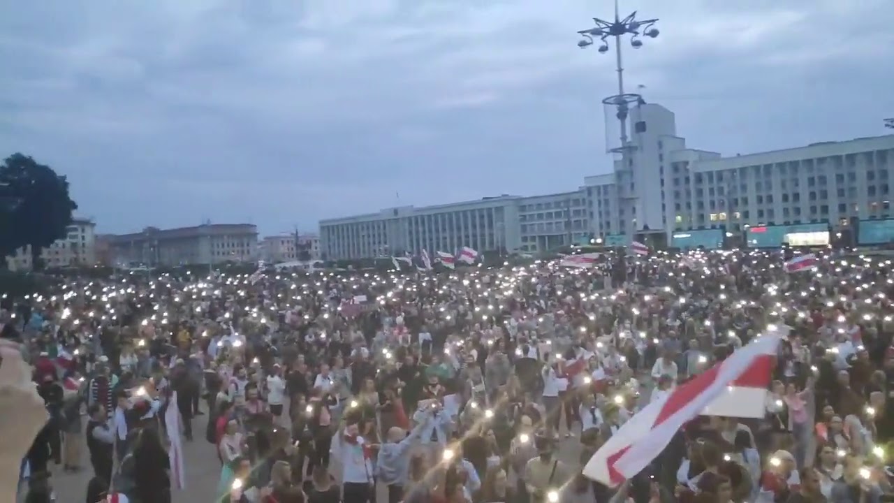 20 августа 2020 г Площадь Независимости,Минск