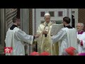Pope Leo presides over the Mass of Coena Domini