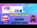 101.5 Responsive dự án 3 - code team list & install - thực chiến responsive qua dự án thực tế