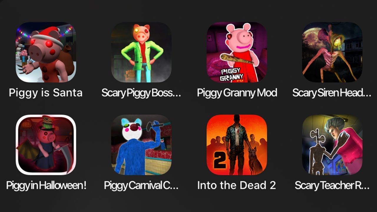 Piggy is Santana,Scary Piggy Boss,Piggy Granny Mod,ScarySiren Head,Piggy in Halloween,Piggy Carnival