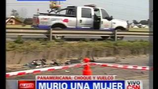 C5N - TRANSITO - ACCIDENTE FATAL EN PANAMERICANA