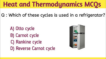 Heat and thermodynamics mcqs | thermodynamics mcqs | heat and thermodynamics physics mcqs