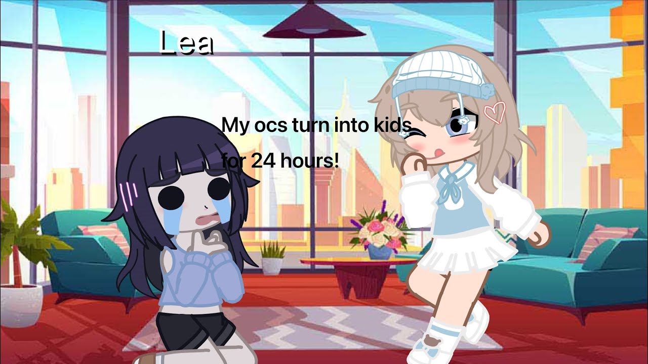 My ocs turn into kids for 24 hours! #gacha #gachaclub - YouTube