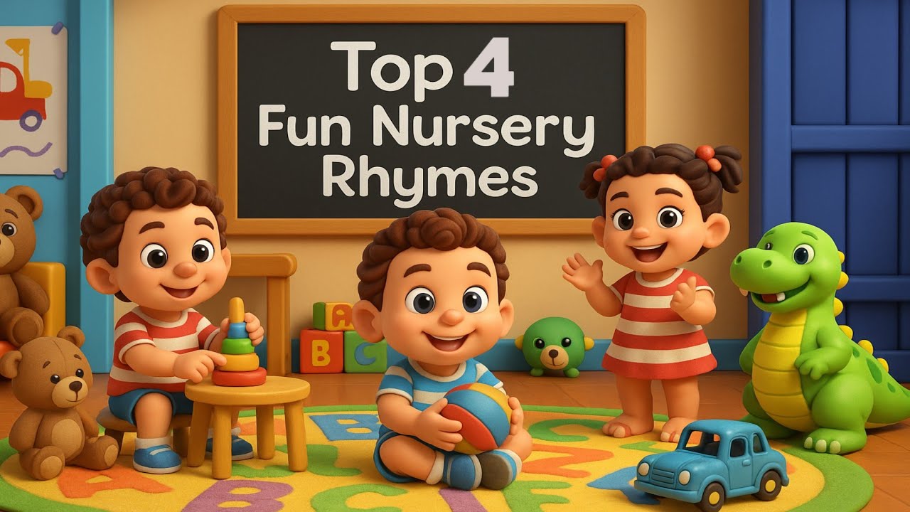 Top 4 Nursery Rhymes For Kids - Nursery Rhymes For Kids - Kids Songs ...
