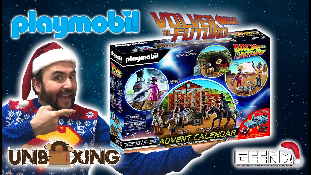 Calendario de Adviento de Volver al Futuro 3 de Playmobil - GEERD!-