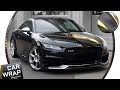 Audi TT RS-R wrapped in Crocodile Skin and Chrome Gold