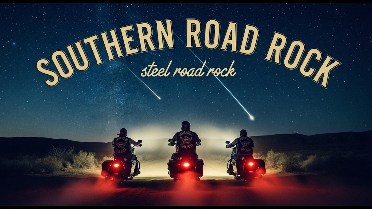 Steel Road Rock – Midnight Shockveil 💀⚡ Ghost Riders | Chrome Echoes in the Static Rain #DarkNeon