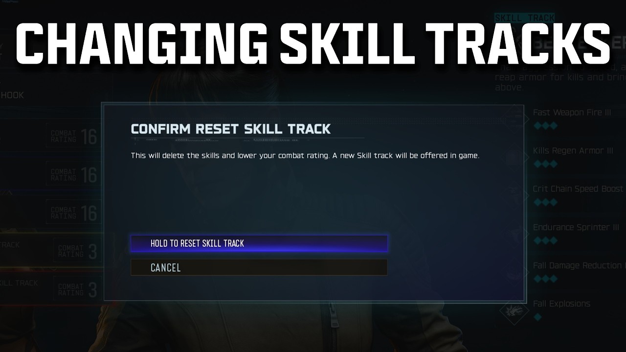 How to SWAP or WIPE Skill Tracks in ENDGAME in Black Ops 7