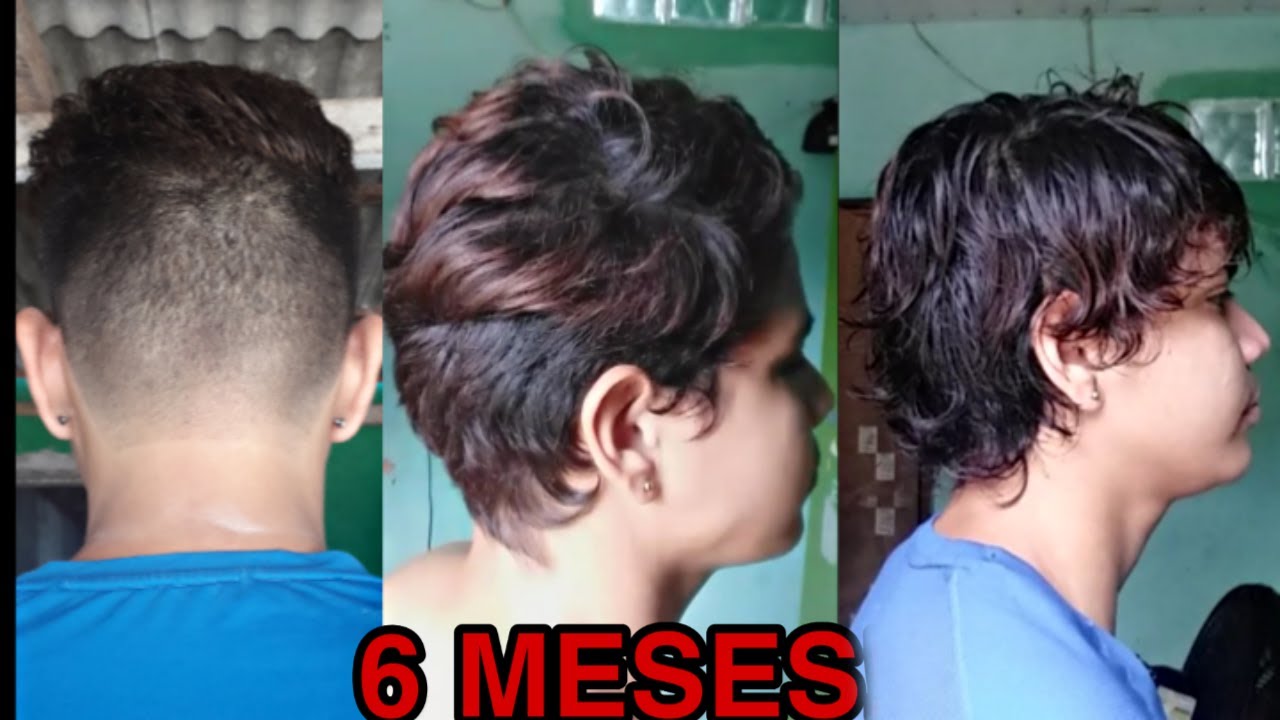 MINHA evolução de 6 MESES deixando o CABELO crescer 6