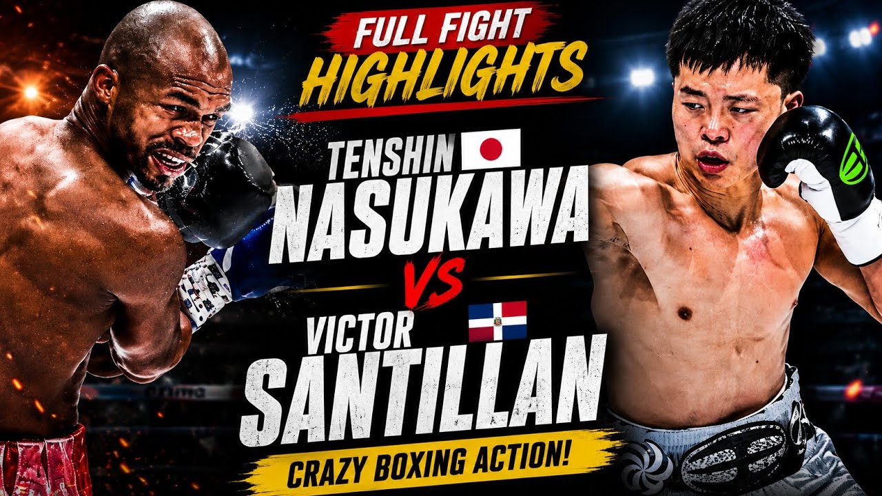 ボクシング CAMPEON Tenshin Nasukawa DOMINATES Victor Santillan! Full Fight Highlights