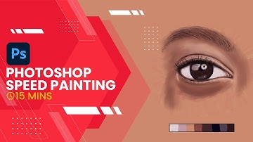 Realistic Eye Painting Timelapse in Photoshop - Speed Painting