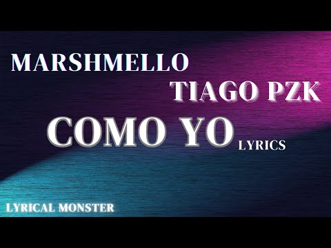 Marshmello ft. Tiago PZK - Como Yo (lyrics)