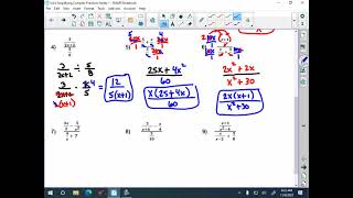 U4 4 Simplifying Complex Fractions Notes