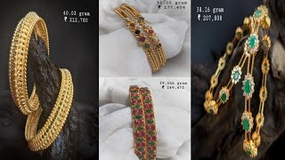 Bangle Designs With Weight And Pricebangle Collection In 2021