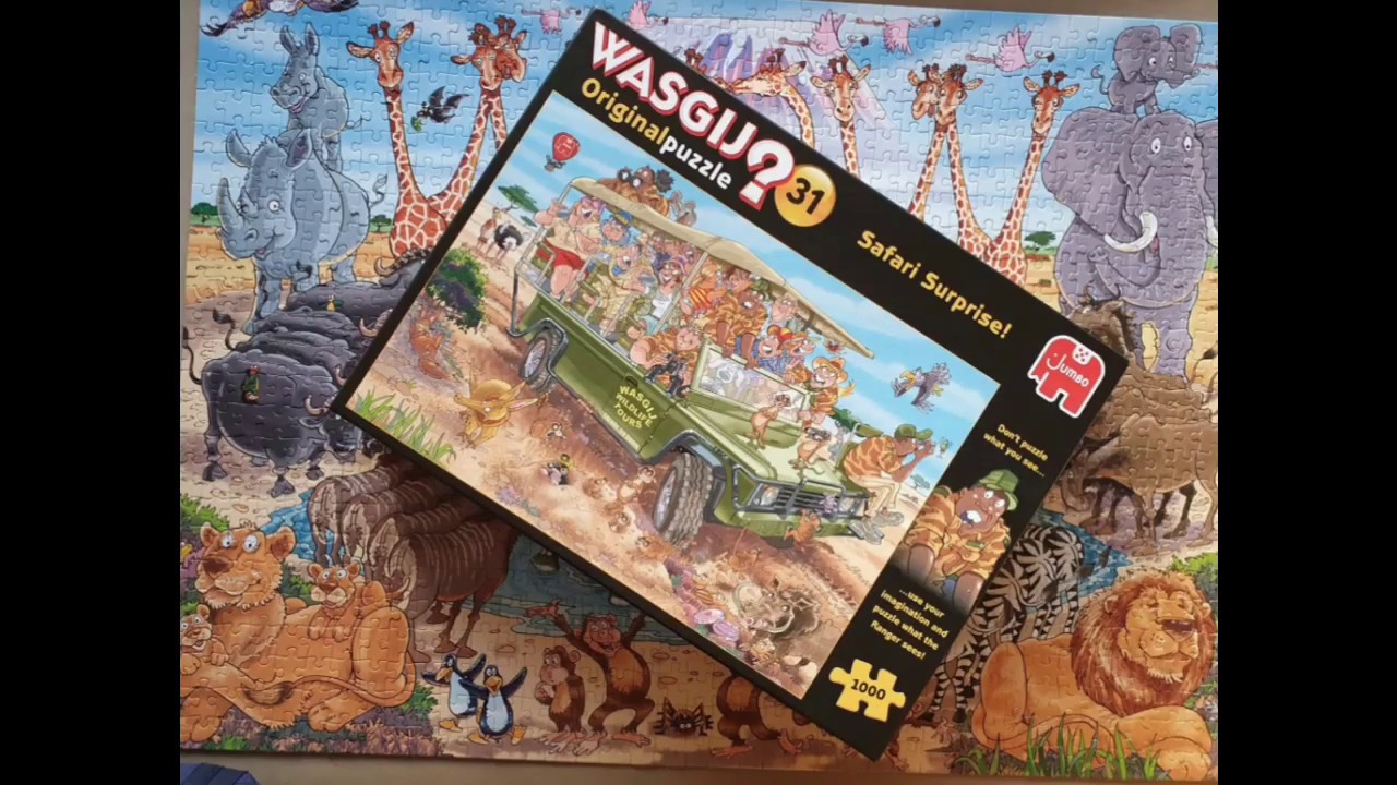 Wasgij Original 31 - Safari Surprise puzzle solution