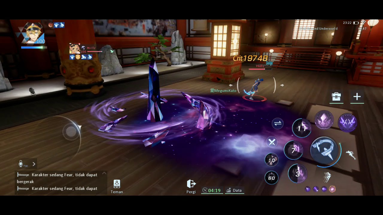 MegumiKato (assassin) vs Reaper in Nether Realm  