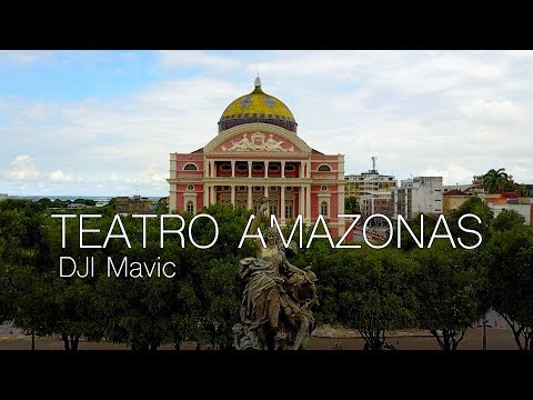 Teatro Amazonas - Aerial Perspective by DJI Mavic