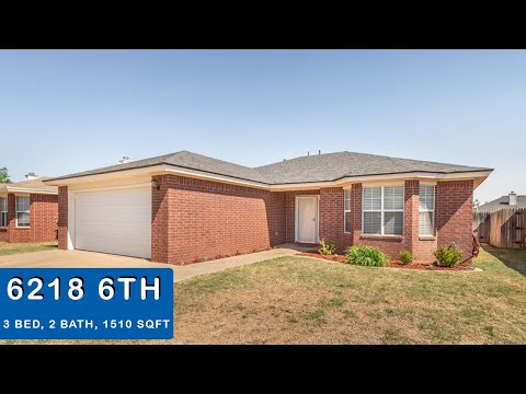 6218 6th St, Lubbock, TX home video tour