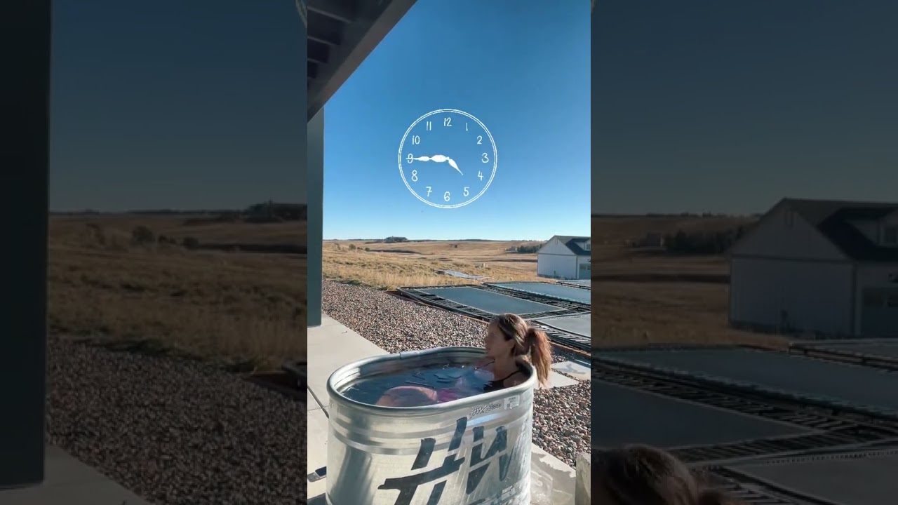 Would You Take an ICE BATH for 30 days??! #icebath #coldtherapy #shorts #ostomy #health