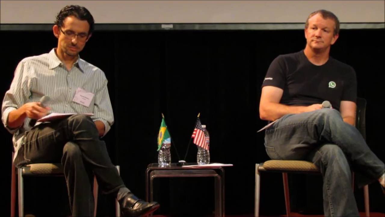 BayBrazil conference edition #4, 2015 at SRI: Brian Acton, co-founder of WhatsApp