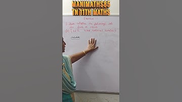 TN 11TH MATHS SETS FUNCTIONS AND RELATIONS CHAPTER 1 EXERCISE 1.1 SUM 3(iv) TM & EM @Manimaths85