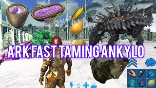 How to Fast Ankylosaurus Taming  Ark Survival Evolved Tips and Tricks #viral 🤗🤔🏕️
