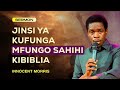 JINSI YA KUFUNGA MFUNGO SAHIHI KIBIBLIA Innocent Morris JINSI YA KUFUNGA MFUNGO SAHIHI KIBIBLIA Innocent Morris