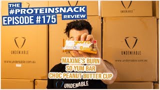 Maxines- So Yum Bar - Choc Peanut Butter Cup - #Proteinsnack Review - Ep 175