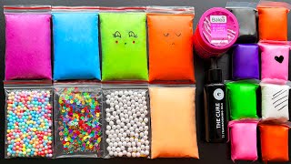 Calming and Satisfying Slime Making with Bags and Relaxing Clay