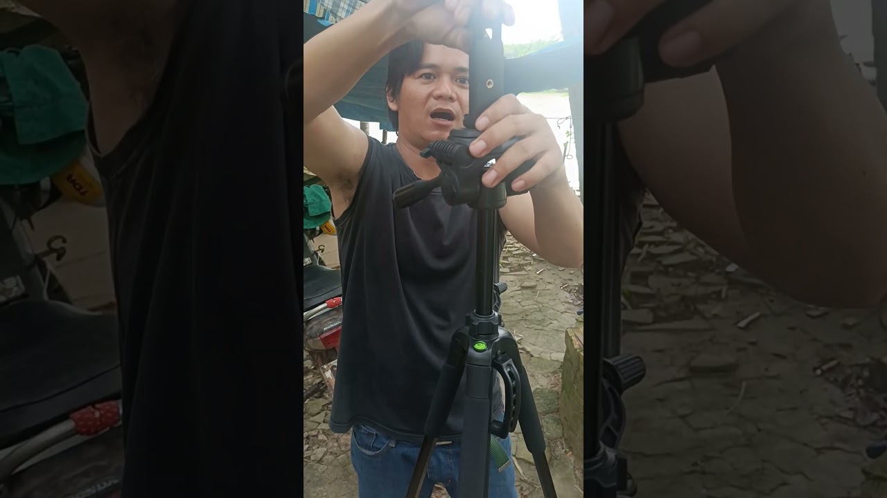 🎥 Chân Quay Máy Ảnh Điện Thoại Tripod 360° Hợp Kim Nhôm Chắc Chắn 2Kg Hỗ Trợ Quay 360° Cao 1m7. — Video review, click xem trên YouTube