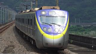 台鐵 EMU800 2163次 區間電聯車 泰安車站月台 列車進站