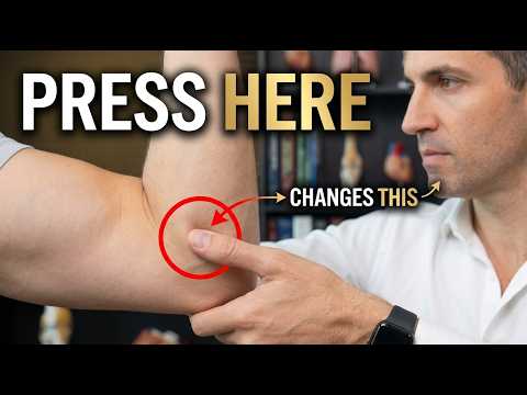 The 60 Second ELBOW PRESS That LIFTS Your Jawline Through the Arm Fascia