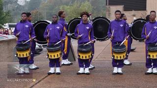Edna Karr High School Marching Band - Drum Section - 2017