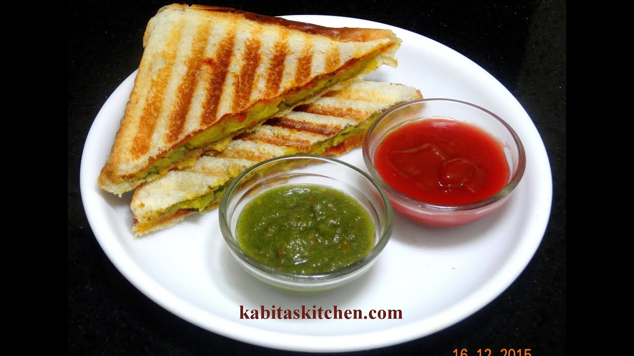 Aloo Bharta Sandwich Recipe-Grilled Potato Sandwich-Potato Sandwich recipe-Indian Breakfast Recipe | Kabita Singh | Kabita