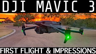 DJI Mavic 3 First Flight!
