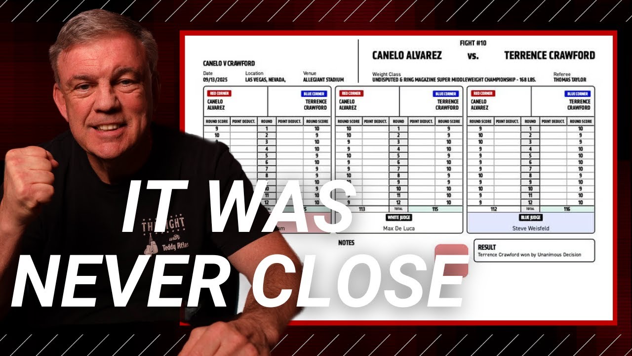 Scorecards Controversy: Why Crawford’s Win Over Canelo Was Wider Than They Had It | 