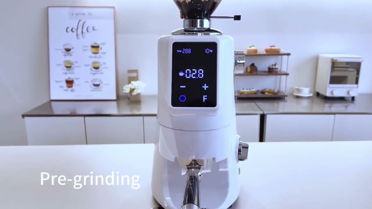 JX-680PRE 74mm Commercial Coffee Grinder | Flat Burr Espresso