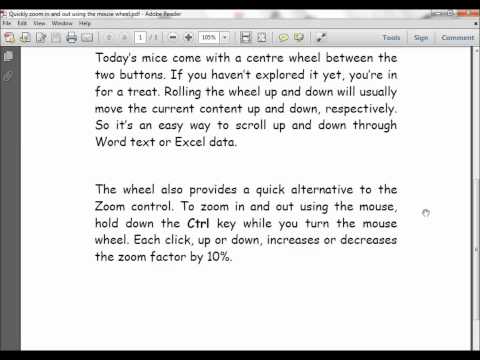 Mouse Wheel Zoom