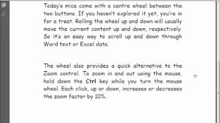 Mouse Wheel Zoom