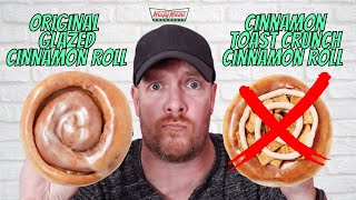 New! Krispy Kreme Original Glazed Cinnamon Roll Review