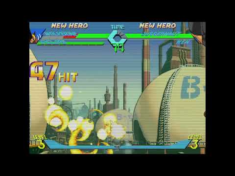 X-Men vs. Street Fighter - Wolverine, Cyclops vs. Juggernaut, Ken