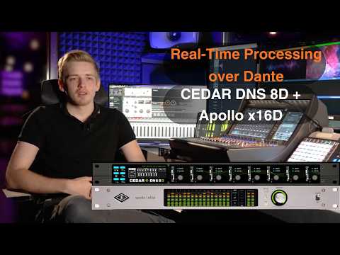 Noise reduction and plug-ins processing oIP with CEDAR DNS 8D and