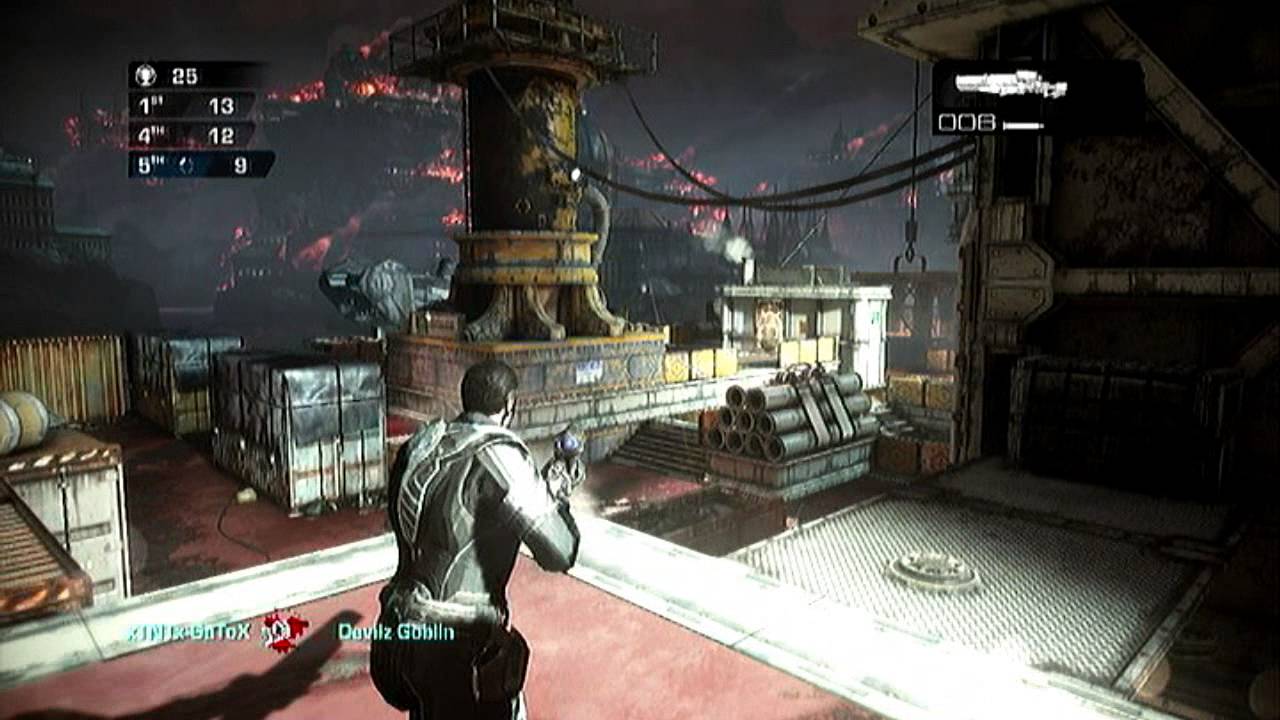 Gears of War Judgement Trickshot! (Spinning!)